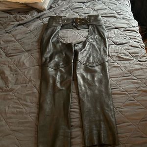 Kerr Men’s Leather Motorcycle Chaps